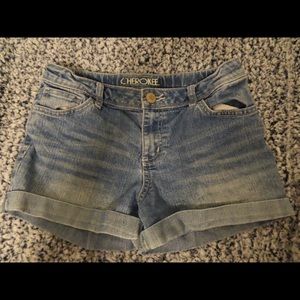 Cherokee denim shorts